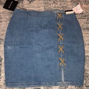 JEAN MINI SKIRT